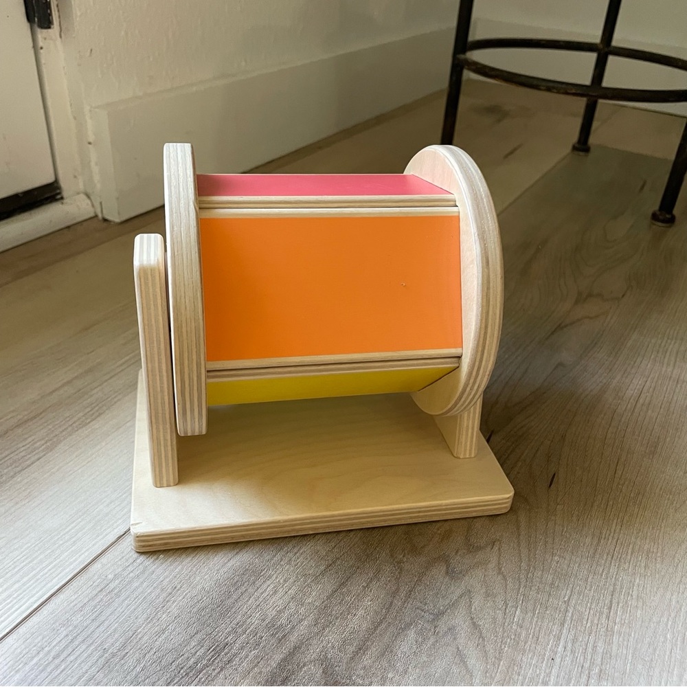 Lovevery Spinning Rainbow 5-6 Months Montessori colorful Wooden Learning Toy